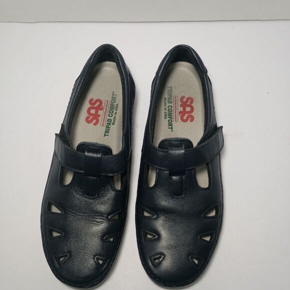 SAS Tripad Comfort Roamer Navy Nubuck Leather Shoe Loafer Wm's 7.5 L8882140 - Picture 16 of 16